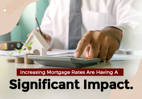 Increasing Mortgage Rates are having a significant impact.