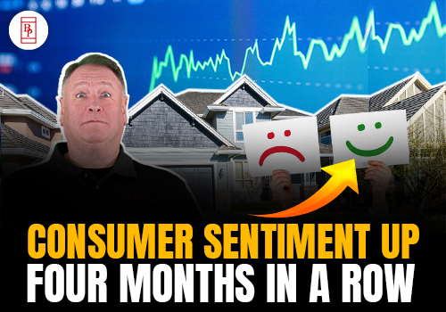 Consumer Sentiment Up Four Months in a Row