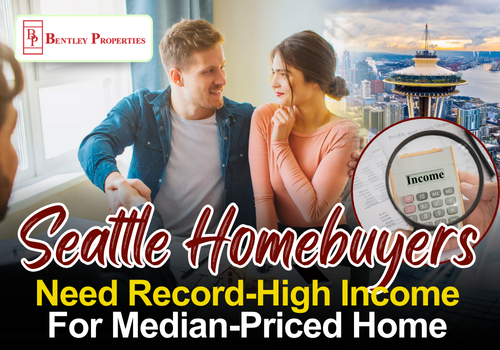 Seattle homebuyers need record-high income for median-priced home